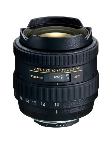 Lente Tokina AF 10-17mm F/3.5-4.5 Fish Eye para Canon