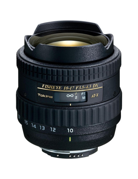 Lente Tokina AF 10-17mm F/3.5-4.5 Fish Eye para Canon