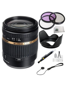 Objetivo Zoom Tamron 18-270mm f/3.5-6.3 para Canon con Filtros