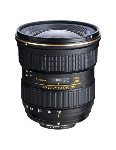 Lente Tokina ATXAF128DXC 12-28mm f/4.0 para Canon APS-C