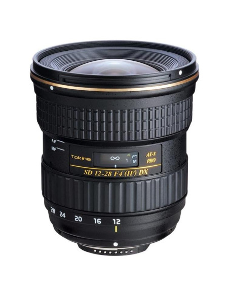 Lente Tokina ATXAF128DXC 12-28mm f/4.0 para Canon APS-C