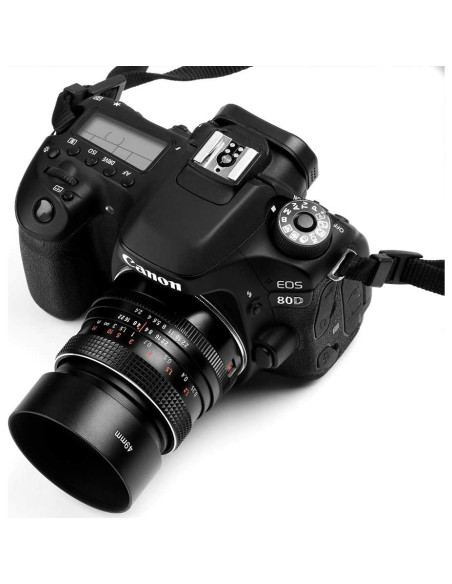 Gorro de Lente Estándar Metal 52mm + Tapa Pinza 58mm + Paño