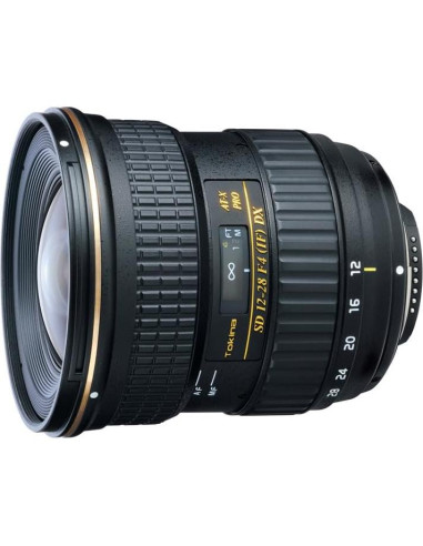 Lente Tokina ATXAF128DXC 12-28mm f/4.0 para Canon APS-C