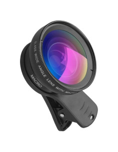 Lente de Cámara 2-en-1 Hemobllo Gran Angular 0.45x y Macro 12.5x