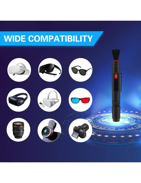 Kit de Limpieza de Lentes Acuvar LCP - 3 Paquetes Compactos