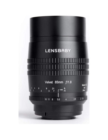 Lente Velvet 85 Lensbaby para Sony E - Enfoque Manual 85 mm