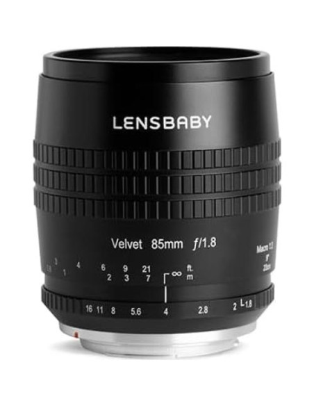 Lente Velvet 85 Lensbaby para Sony E - Enfoque Manual 85 mm Lente Velvet 85 Lensbaby para Sony E - Enfoque Manual 85 mm