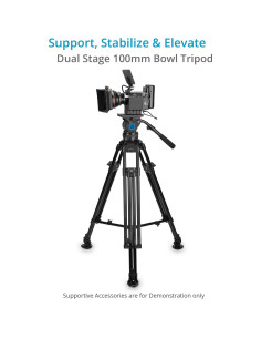 Proaim Soporte de Trípode Ajustable 80kg para DSLR P-TP-100-B 2