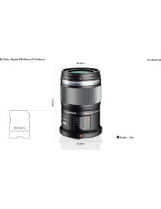 Lente Macro Olympus M.Zuiko 60mm f/2.8 - Versión Internacional 2