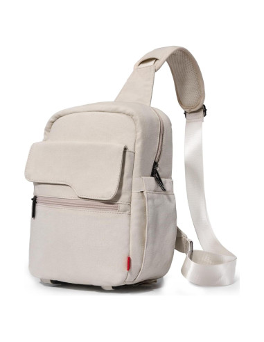 Bolsa de cámara Cwatcun cruzada para DSLR y mirrorless 23x14x30cm