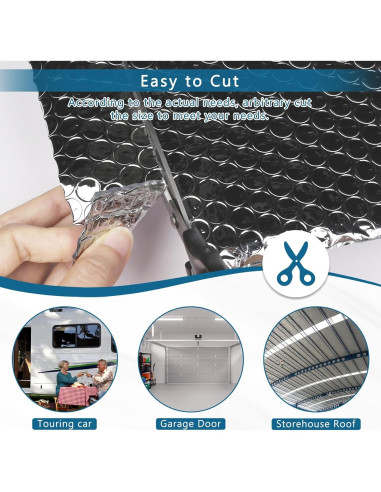 Rollos Aislantes Reflectantes WochiTV 40.6 cm x 5 m Aluminio