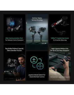 Estabilizador DJI RS 4 Combo para cámaras DSLR y sin espejo 2