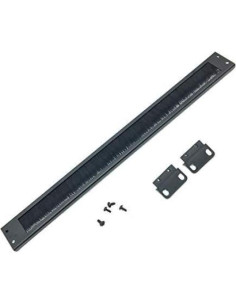 Panel de gestión de cables 1U JINGCHENGMEI negro para rack 19" 2