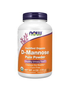 NOW Foods D-Mannosa en Polvo 170g - Salud Tracto Urinario