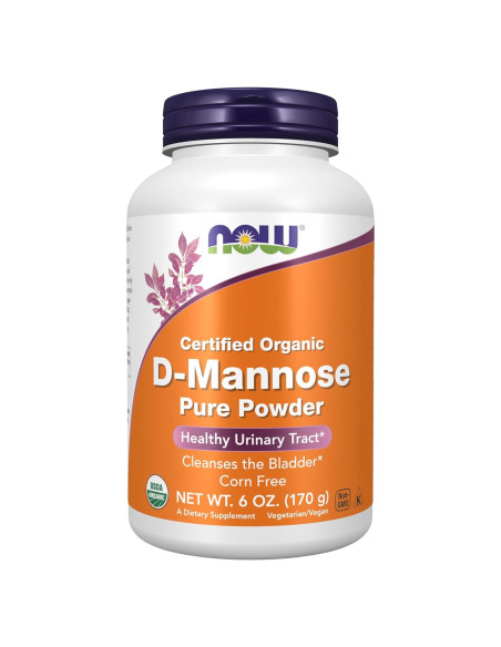 NOW Foods D-Mannosa en Polvo 170g - Salud Tracto Urinario