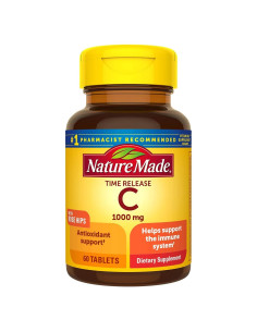 Nature Made Vitamina C 1000 mg con Rosa Mosqueta 60 tabletas