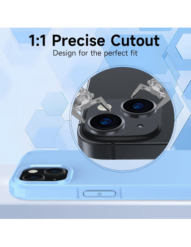 Protector de Lente de Cámara YWXTW para iPhone 15/15 Plus/16e