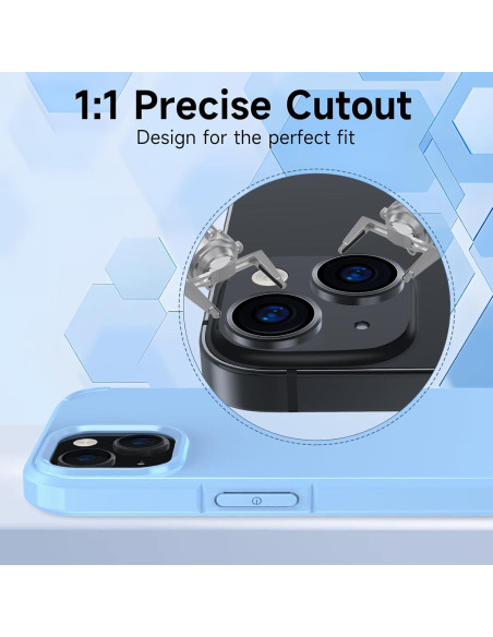 Protector de Lente de Cámara YWXTW para iPhone 15/15 Plus/16e