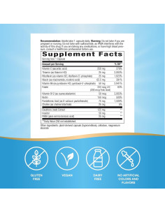 Fórmula B-Stress Nature's Way 100 Cápsulas Veganas Energía 2