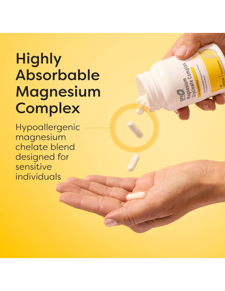 Klaire Labs Glicinato de Magnesio 100 Cápsulas - Absorción Óptima