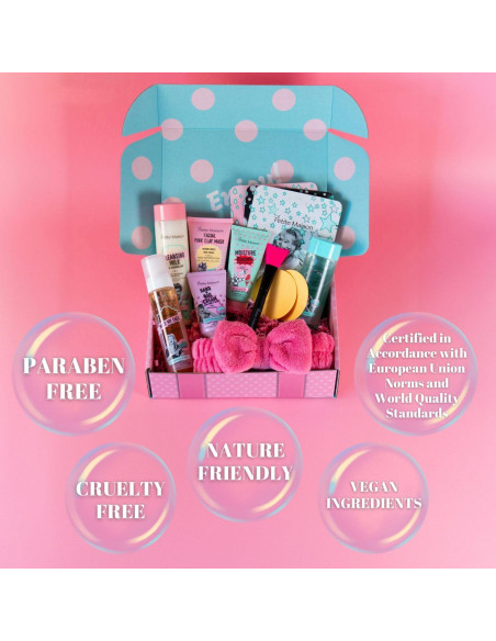 Set de Cuidado de la Piel BFF Kozmetik 13 Piezas para Mujeres