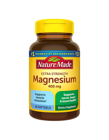 Suplemento Dietético Nature Made Magnesio Óxido 400 mg 60 Gelatinas