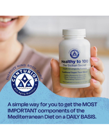 Suplemento Dieta Mediterránea Secreta Siciliana Centurion 90 Cápsulas
