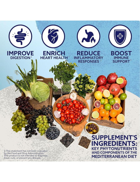 Suplemento Dieta Mediterránea Secreta Siciliana Centurion 90 Cápsulas