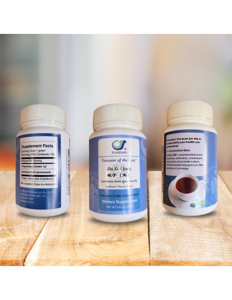Extracto Herbal Concentrado Zhi Zi 100g - Tesoro de Oriente