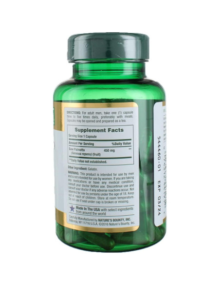 Baya de Saúco Nature's Bounty 450 mg 100 Cápsulas