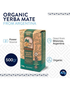 Yerba Mate Orgánica THEARG 500g - Sabor Puro de Argentina 2