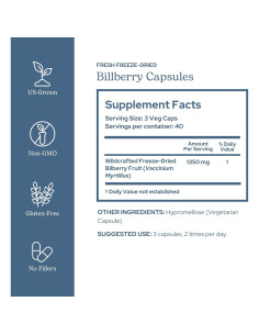 Arándano Crudo Liofilizado INSTITUTO ECLECTICO 120 Cápsulas 2