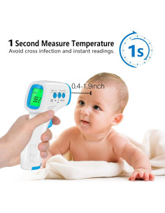 Termómetro Digital Infrarrojo Sin Contacto Hetaida HTD8813C 2