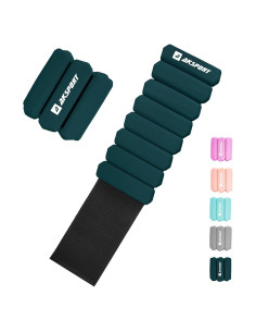 Pesas de Muñeca y Tobillo AKSPORT 0.91 kg Ajustables Verde