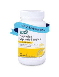 Klaire Labs SFI Health Glicinato de Magnesio 100 Cápsulas