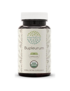 Suplemento Herbal Bupleurum Orgánico Herbera 60 Cápsulas
