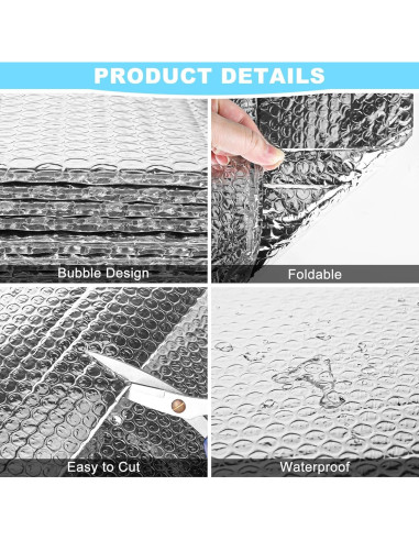 Aislamiento Reflectante MYFAMIREA 40.64x3.05m Aluminio Burbuja