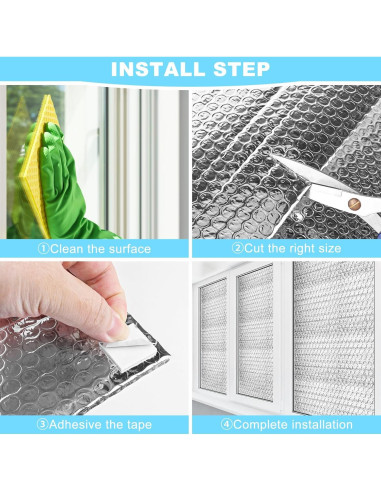 Aislamiento Reflectante MYFAMIREA 40.64x3.05m Aluminio Burbuja