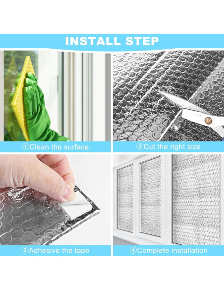 Aislamiento Reflectante MYFAMIREA 40.64x3.05m Aluminio Burbuja