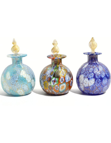 Botella Decorativa de Vidrio de Murano MI DECORACIÓN ITALIANA 9.5cm