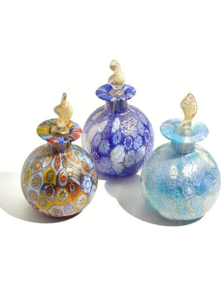 Botella Decorativa de Vidrio de Murano MI DECORACIÓN ITALIANA 9.5cm