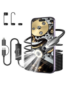 Cámara Endoscópica Doble Lente Ferdiiz 1920P HD 5m IP67