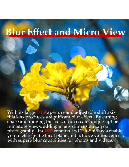 Lente Tilt-Shift 7artisans 50mm F1.4 para Fuji X Lente Tilt-Shift 7artisans 50mm F1.4 para Fuji X