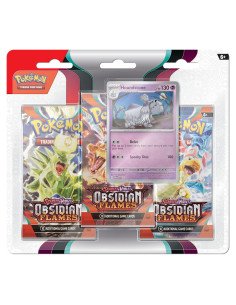 Paquete de 3 Sobres Pokémon TCG Escarlata y Púrpura Houndstone