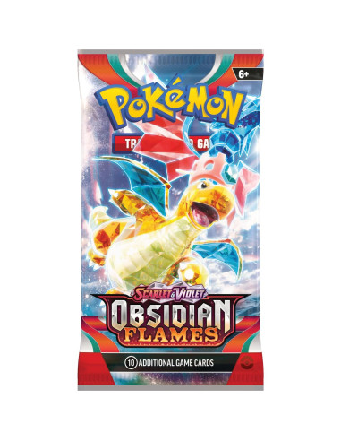 Paquete de 3 Sobres Pokémon TCG Escarlata y Púrpura Houndstone
