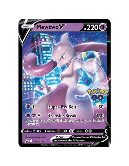 Baraja de Batalla Pokémon GO Mewtwo V 60 cartas