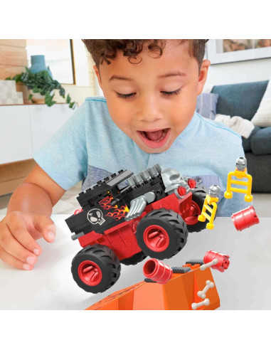 Juego de Construcción MEGA Hot Wheels Bone Shaker 151 Piezas