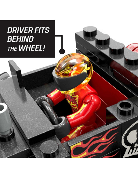 Juego de Construcción MEGA Hot Wheels Bone Shaker 151 Piezas