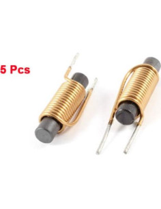 Inductor radial Uxcell 5 Pcs 6x30mm 15.5 Círculo 8uH 2