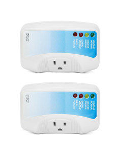 Protector de Voltaje QWORK 2-Pack 1400W para Electrodomésticos